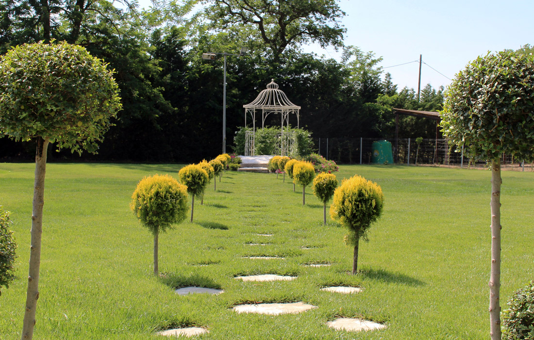 Detalles del Jardín principal para tu boda civil - Miravent Bodas